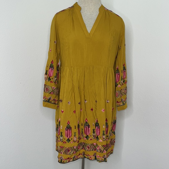 🔹 Floreat Embroidered Frock Dress - Picture 1 of 5